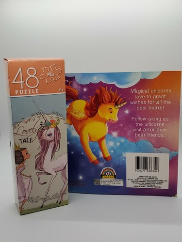 Unicorn Princess Puzzle & Story Book Set Lovey Tale~48 Pieces~Kids/Adults Age 6+ - Picture 12 of 12