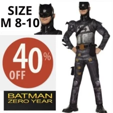 Fortnite - Batman Zero Child's Costume SIZE M 8-10- InSpirit Designs COLOR BLACK