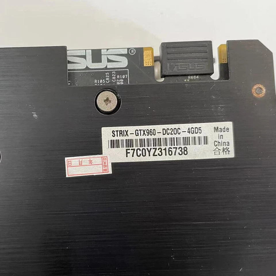 For Asus STRIX-GTX960-DC2OC-4GD5, GTX960 128Bit 4G 6PIN DVI DP HDMI Graphic Card - Image 3 of 4