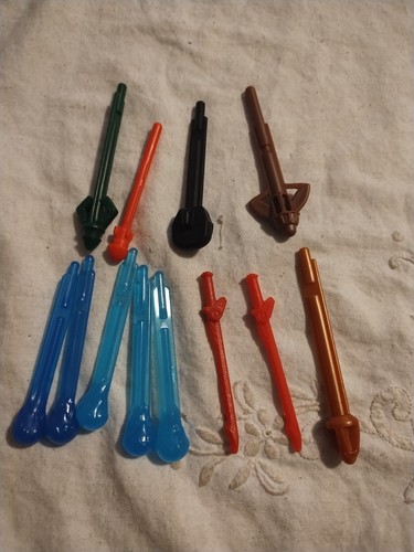 Action Figure Weapons MISSILES Projectiles Accessories Parts Guns Lot Of 12