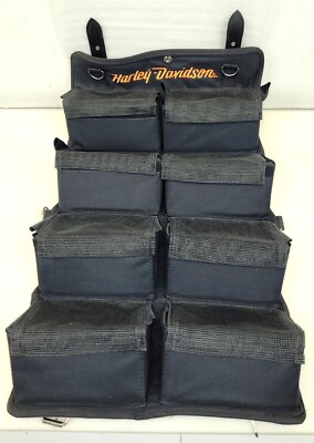 Harley Davidson 8-Pocket Roll-Up Travel Bag w/ Multi-Tool~Pre