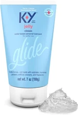 K-y Jelly Classic Water-based Personal Lubricant, Water Based Lube, 7 Oz Pack 1