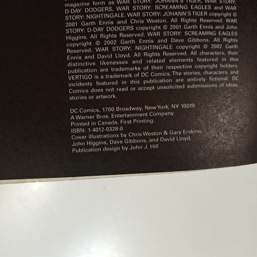 STORIE DI GUERRA vol. 1 Garth Ennis, brossura commerciale prima stampa - Foto 4 di 5