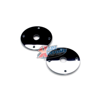 Universal Chrome Anti-Scuff Plates 1/2'' Hood Pin Kits IMCA NHRA Hot Rod 10-Pack