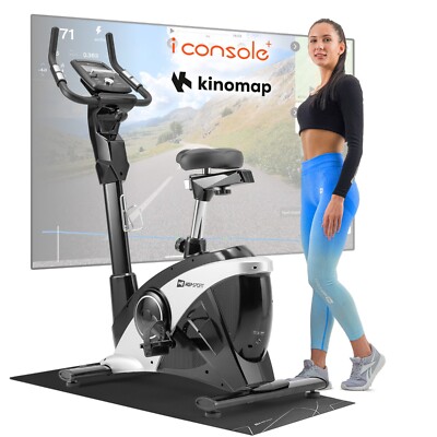 Hop-Sport Heimtrainer Fahrrad HS-090H App-Steuerung & 32 Widerstandsstufen