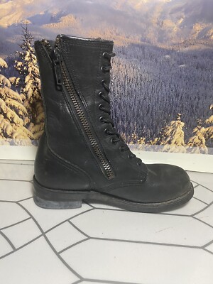 Harley Davidson Motorcycle Lace & Zip Tall Riding Boots Mens 98424