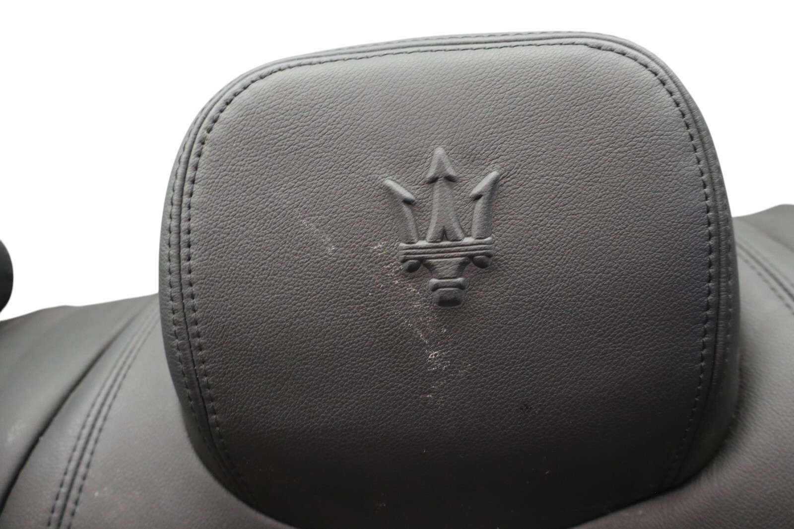 14-17 Maserati Ghibli Rear Left Driver Side Second Row Upper Seat Black Oem