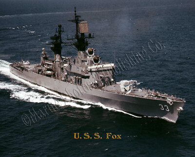 USS FOX CG 33 Photo Print Personalized US Navy
