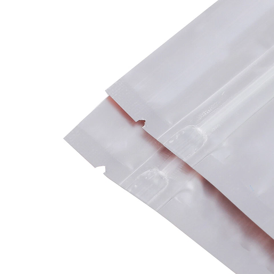 100 bolsas planas mate transparentes y rosa Mylar con cierre de cremallera 3,25 x 5 pulgadas (envío gratuito en 2 días) Foto 3 de 3