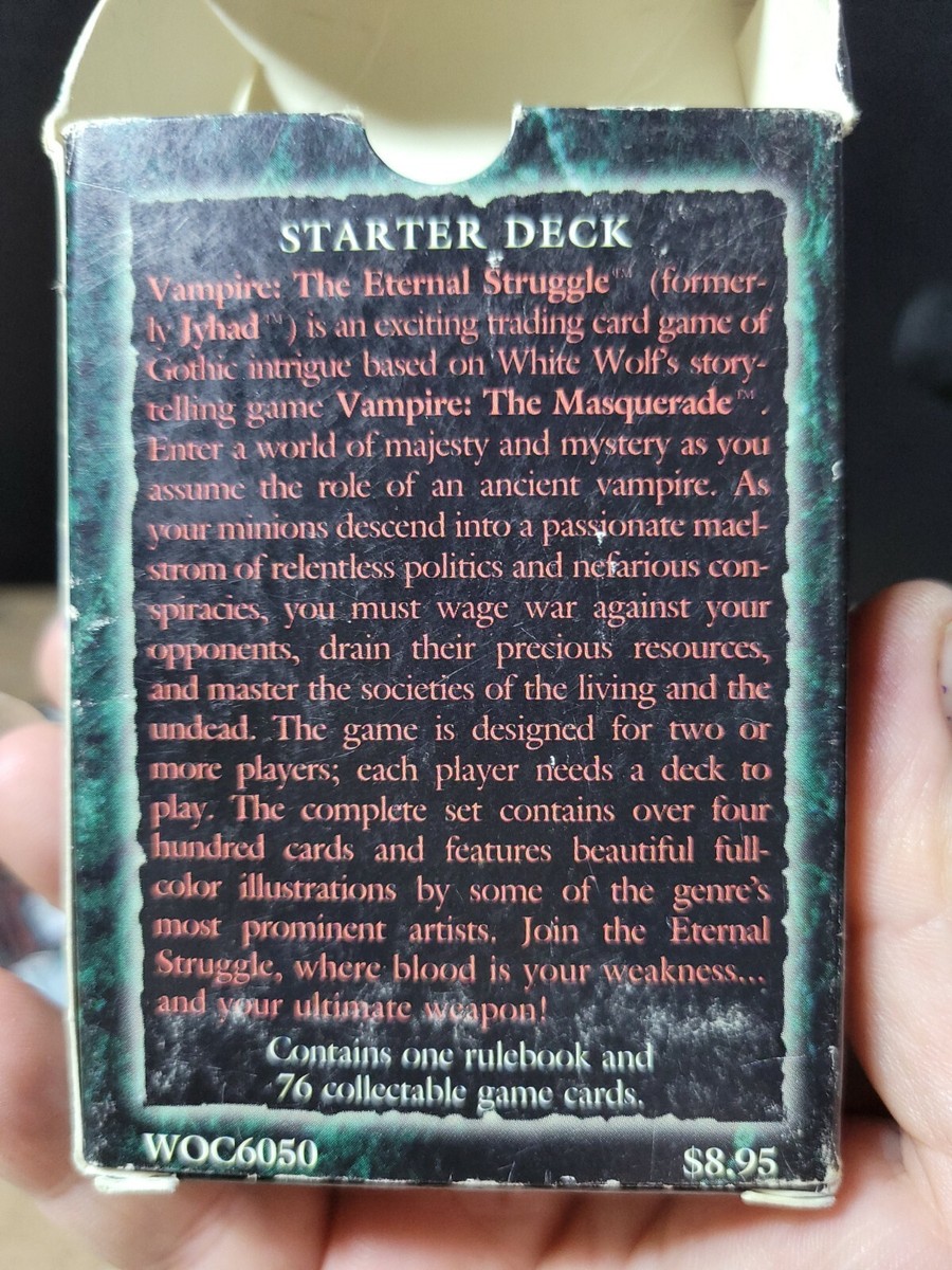 その他 VAMPIRE THE ETERNAL STRUGGLE DECKMASTER Amazon.com: Vampire: The Eternal Struggle (Wizards of the