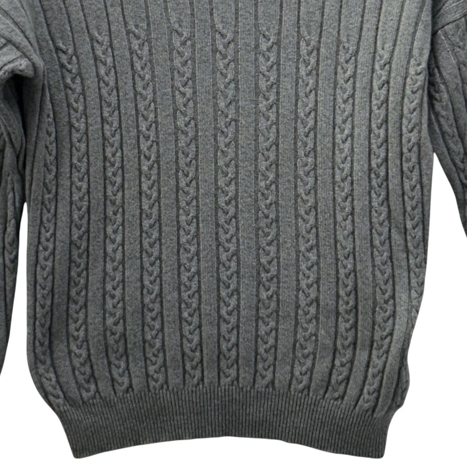 Neiman Marcus Cashmere Cable Knit Sweater XL Luxury Warm Soft Cozy Made in Italy - Image 4 of 4