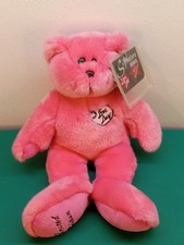CLASSIC COLLECTICRITTER "I LOVE LUCY" PINK BEAR SIGNATURE SERIES 9"