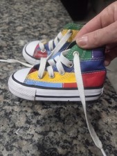 Converse Chuck Taylor All Star Patchwork High Top sneakers For Toddlers Size 4