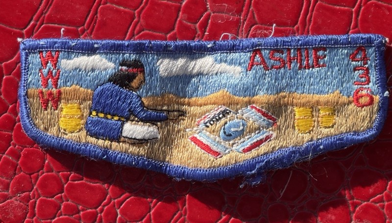 Vintage WWW Patch Boy Scout ASHIE 436 - SELLING COLLECTION Native American 🇺🇸