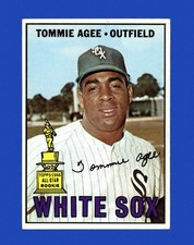 1967 Topps Set-Break #455 Tommie Agee EX-EXMINT *GMCARDS*
