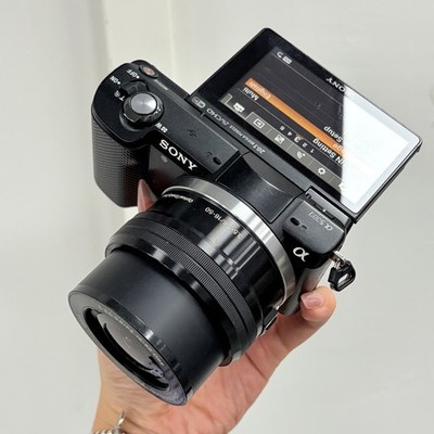 Sony Alpha a5000 Mirrorless Digital Camera with 16-50mm Lens Black