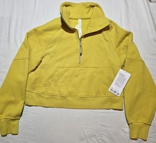 Lululemon Scuba Oversized Funnel Neck Sweatshirt Yellow XS/S
