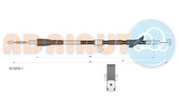 Adriauto Handbremsseil Bremsseil Hinten Rechts Passend FüR Opel Agila (A)