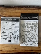 Stampin' Up CHRISTMAS BANNERS BUNDLE with CHRISTMAS BANNERS DIES - NEW