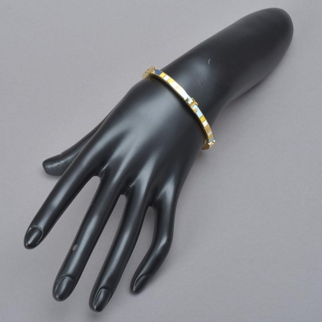 TORYBURCH Women's Bracelet Gold Hardware Logo with Multicolor Box Shopper U7950 thumbnail 10