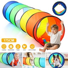 Krabbeltunnel Spieltunnel 175cm für Kinder Outdoor Spielzeug Garten Kriechtunnel