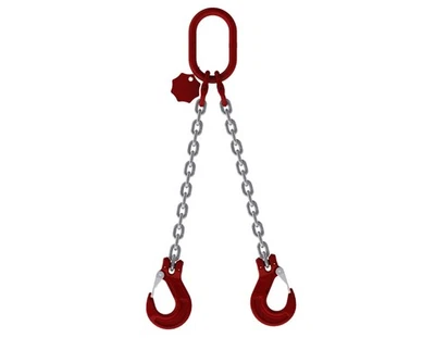 JOMA-TECH Catena di arresto a 2 fili 4m GK8 8mm zincata