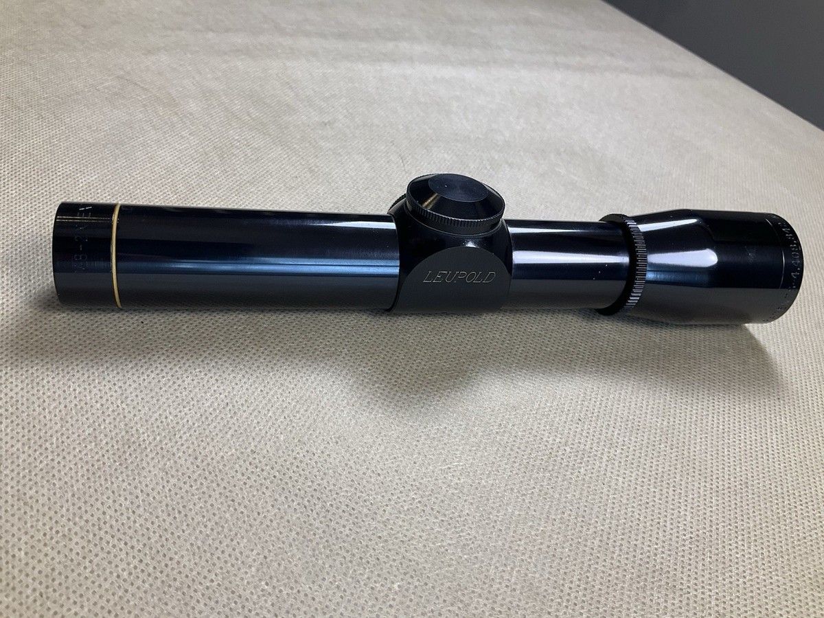 仮出品 確認用 leupold M8 Original Vintage Leupold M8 4x Compact Rifle Scope Gloss Black