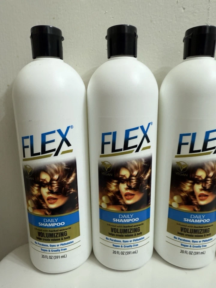 6 lotes de champú flexible champú diario. Tamaño completo. Foto 2 de 3