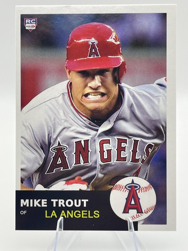 ACEO RP (Rookie Prospects) Mike Trout LA Angels “1953 Topps Style” Art Card
