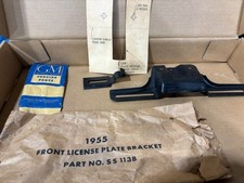 1955 Nos Pontiac Nos License Plate Bracket .