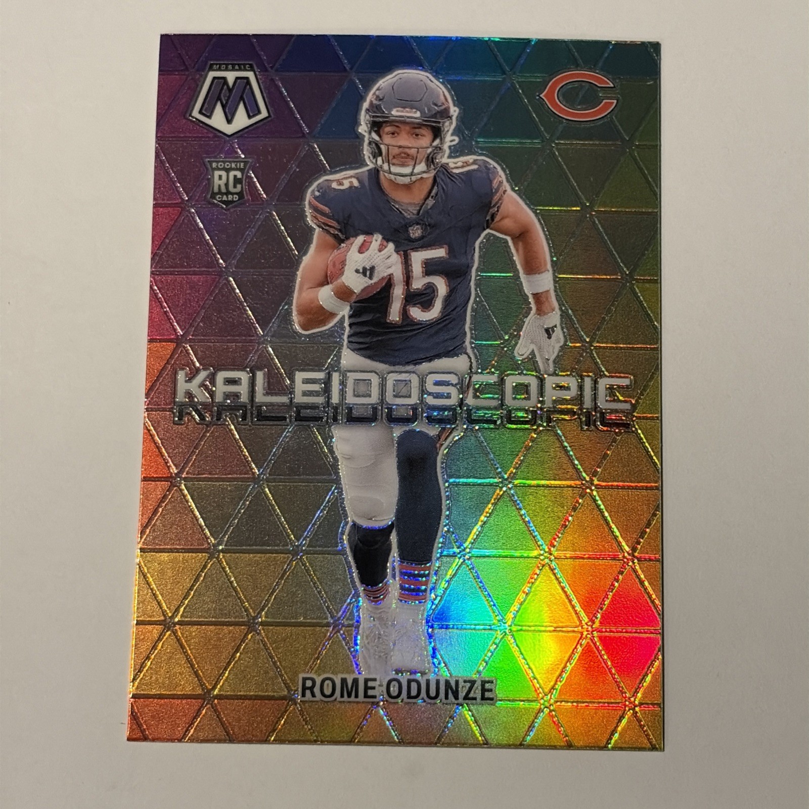 2024 Panini Mosaic Rome Odunze Kaleidoscopic