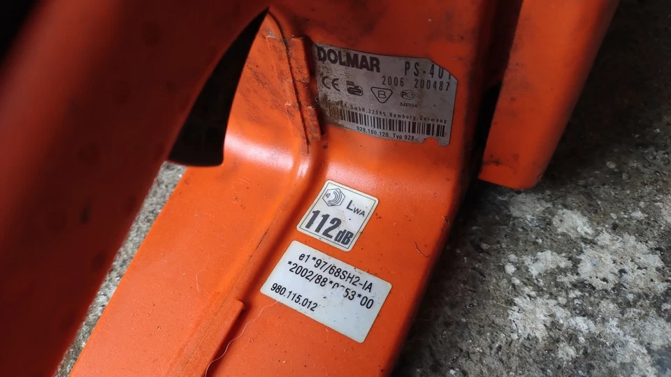 Tronçonneuse Dolmar PS-401 Makita Pour Pieces - Photo 4/4