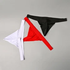 2023 Comfortable Thongs Low Waist Bugle Pouch G-String Jockstrap Backless