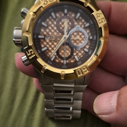 Invicta Pro Diver 300 Meter Quartz Chronograph Two Tone Watch 12370