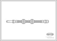 Corteco 19032848 Bremsschlauch For MERCEDES-BENZ