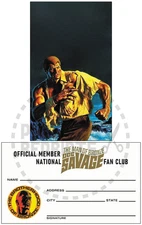 DOC SAVAGE MEMBERSHIP & ART CARD - OMNIBUS COVER ART - BOB LARKIN