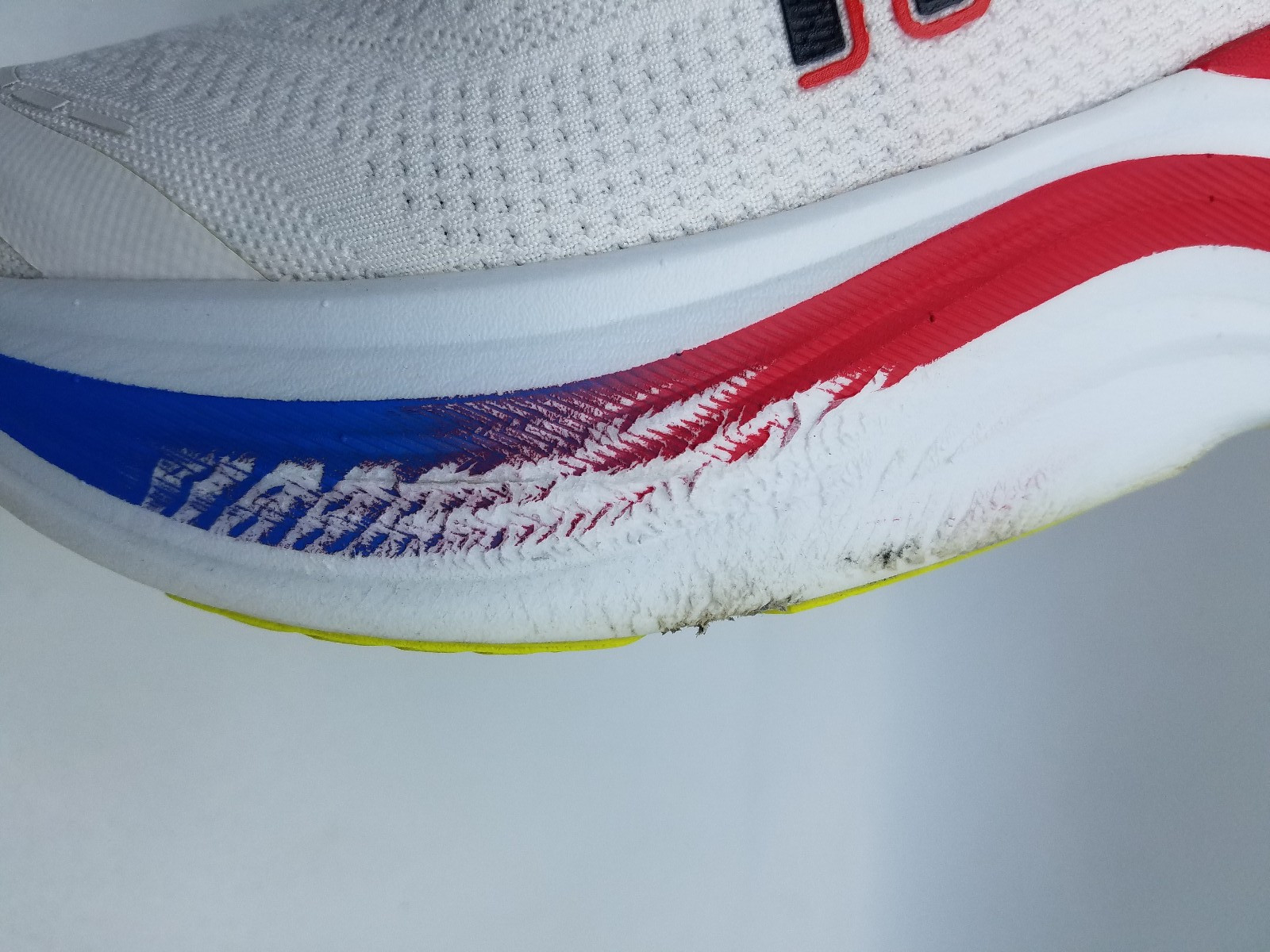 Hoka One One Skyward X Men's Size 10.5 D (Medium) Running Shoes White Red thumbnail 13