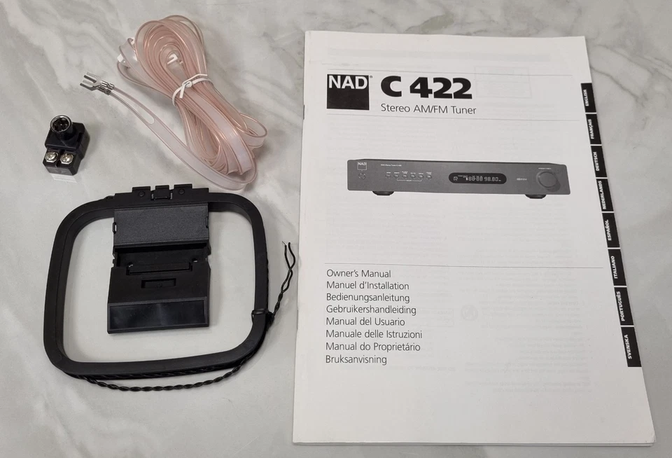 NAD C 422 Stereo Tuner C422 RDS AM FM Radio HiFi Baustein High End Graphite Grey - Bild 4 von 4