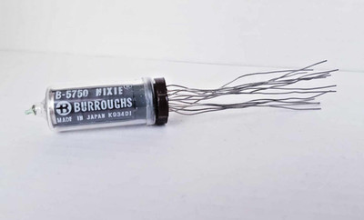 1 x TESTED B-5750 BURROUGHS NIXIE Indicator Clock Watch TUBE 100% WORKING NEW