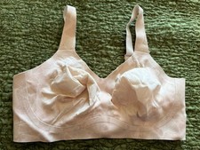 Evelyn Bobbie The Beyond Bra Ivory/tan Floral Size Medium