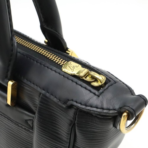 LOUIS VUITTON Louis Vuitton Epi Danura PM Handbag Noir Black Gold Hardwa #QOL82X - Picture 5 of 8