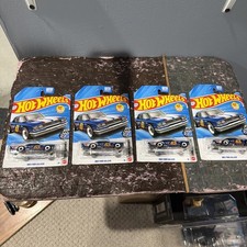 2026 M N Case Hot Wheels Cool Classics 1963 Ford Galaxie Blue 4 Pack