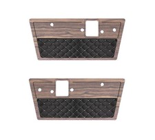 1968-1977 Early Ford Bronco Rustic Door Panels - Real Walnut - Free Shipping
