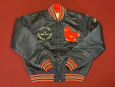 Yarmouth-Dennis Red Sox Cape Cod League game worn dugout jacket Starter large