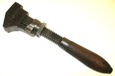 Antique 10" Monkey Wrench made by WINDSOR MANUF'G CO. WINDSOR VT, 1-3/4" Jaws