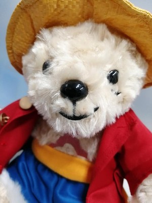One Piece Monkey D Luffy Bear Normal Ver Plush Seven Net Limited Used w/Box