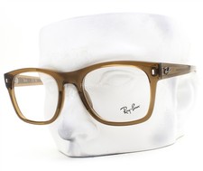 Ray-Ban Eyeglasses RB 7228 8198 Glasses Polished Crystal Brown 53mm with Case