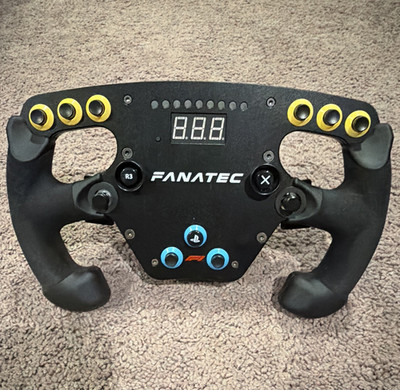Fanatec ClubSport Steering Wheel F1 Racing Wheel Quick Release