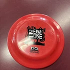Vintage Cherry Coke Frisbee Made In USA Red DO SOMETHING DIFFERENT Coca Cola