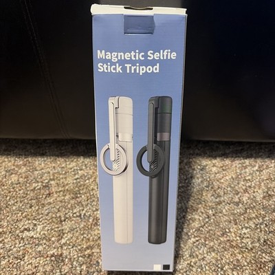 TONEOF Magnetic Selfie Stick Tripod, Rechargeable Remote, For iPhone/Android